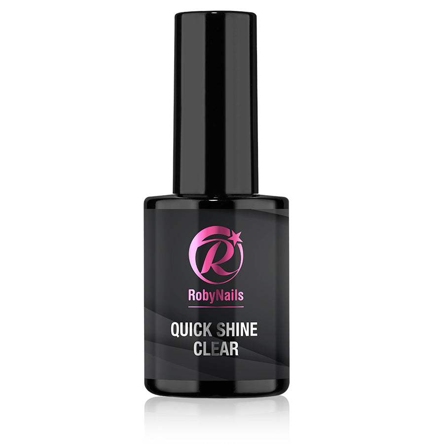 RobyNails Quick Shine Clear Gel – High-Gloss, Long-Lasting Top Coat for Gel & Acrylic Nails