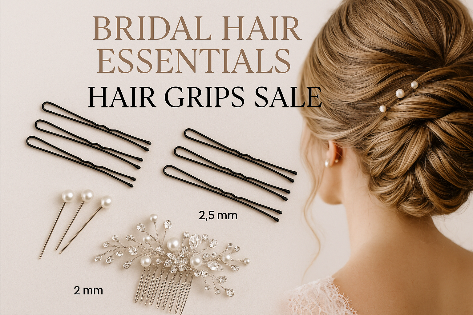 BRIDAL HAIR ESSENTIALS - HAIR GRIPS SALE