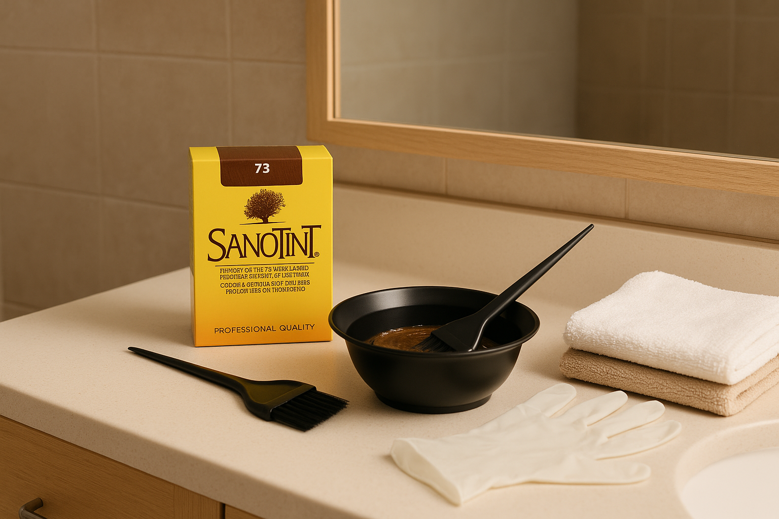 Sanotint 73 Natural Brown Hair Dye | PPD-Free - Tulipa Hair & Beauty