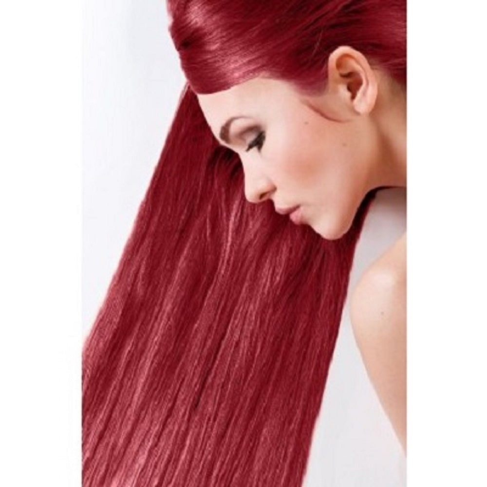 Sanotint 23 Classic Red Currant hair dye – vibrant red natural hair colour