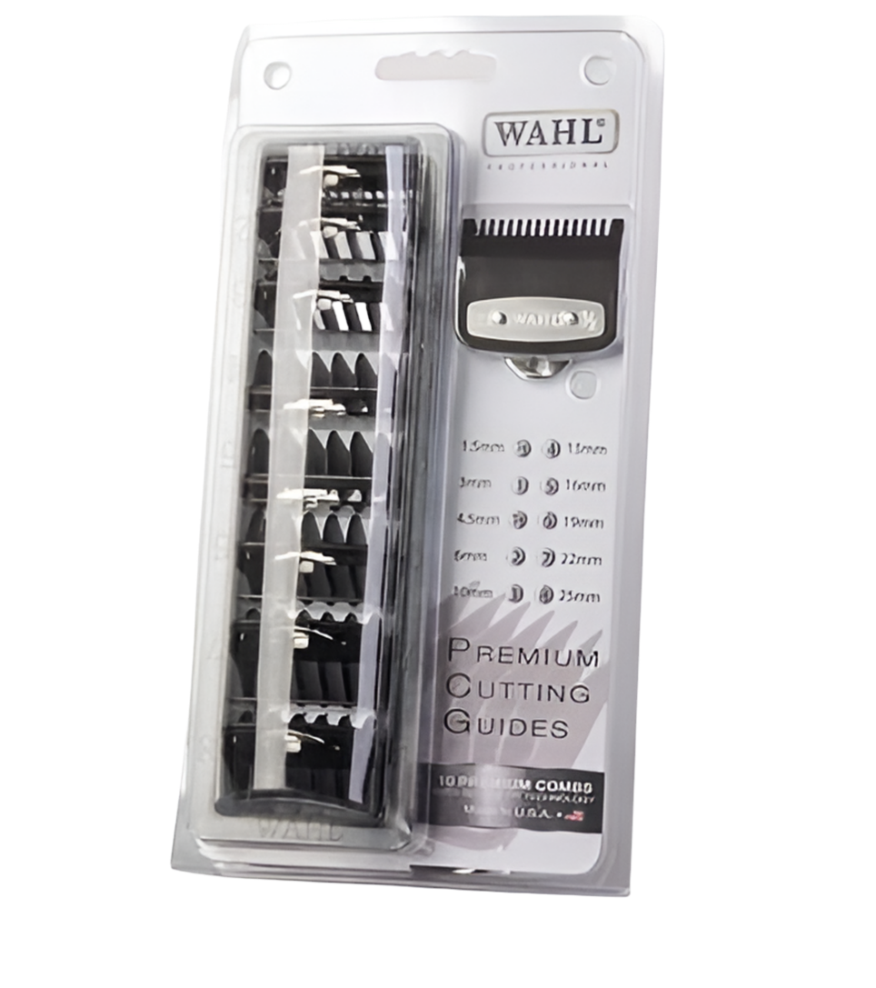 Wahl Premium Cutting Guides for Clippers with metal back - Tulipa Hair & Beauty 