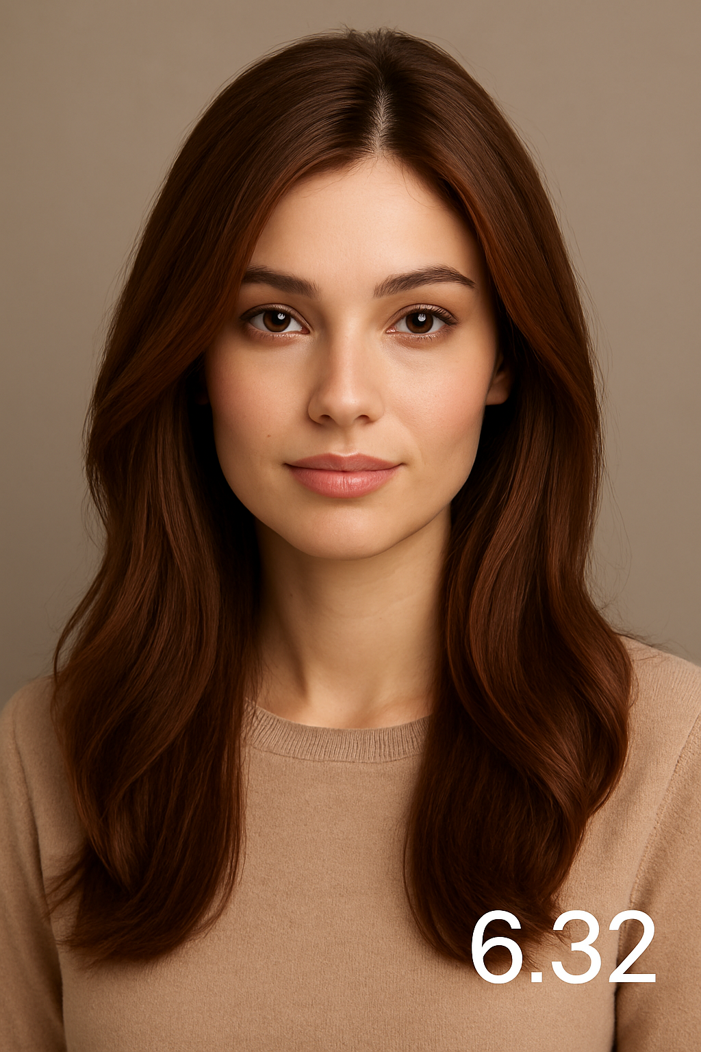 6.32 Chestnut Hair Colour dermologically tested - 196ml - Tulipa Hair & Beauty 