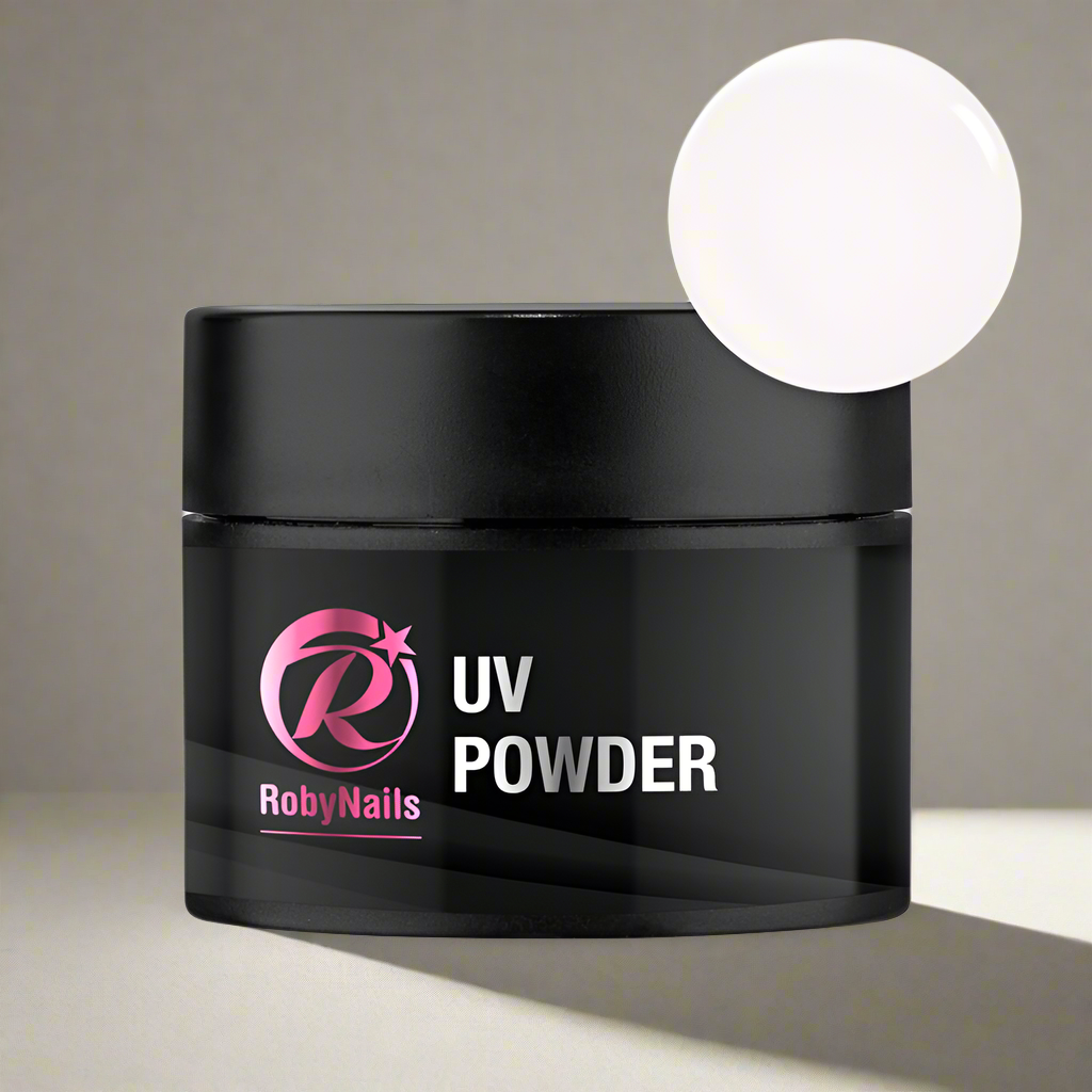 RobyNails UV Clear Powder – Professional-Grade Acrylic for Strong & Flawless Nails - Tulipa Hair & Beauty 