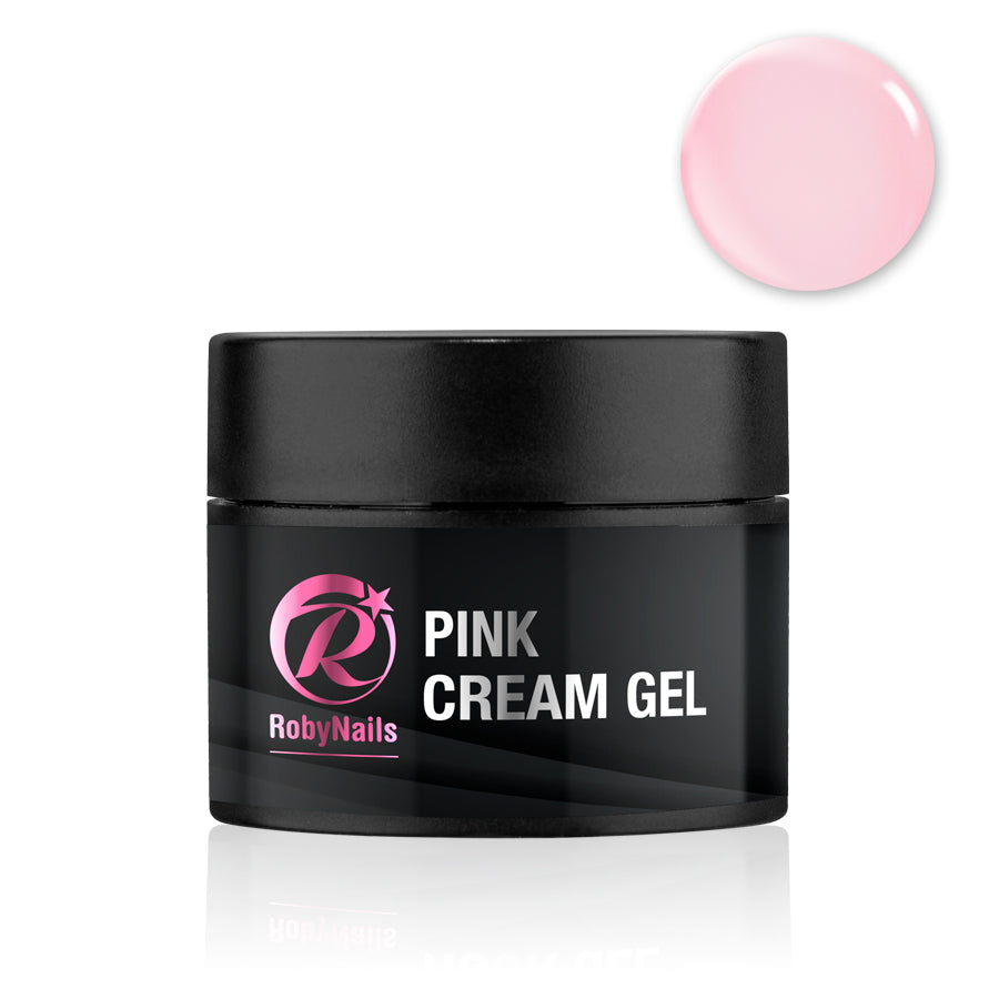 Robynail Pink Cream Gel for a smooth, elegant, and natural nail look