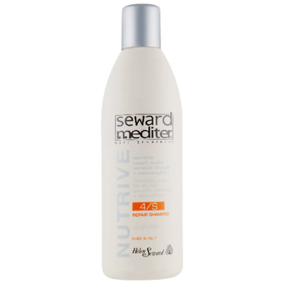Seward Mediter 4/S Repair Shampoo bottle – Hair strengthening shampoo for damaged hair
Professional salon shampoo for brittle hair by Seward Mediter