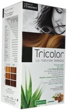 6.07 Tricolor Walnut Hair Color w/o ammonia & PPD - 196ml - Tulipa Hair & Beauty 