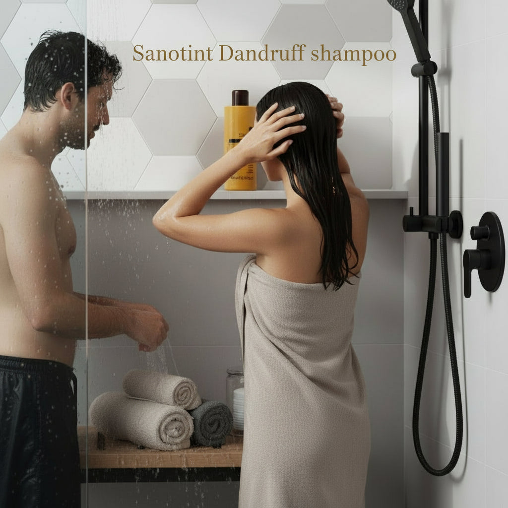 Sanotint Anti-Dandruff Shampoo available from Tulipa Hair & Beauty 